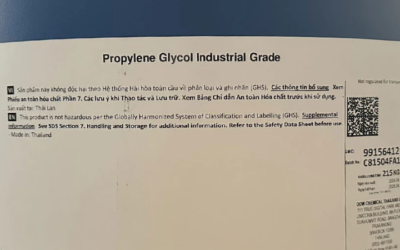 Propylene Glycol Industrial Grade (PGI) – PG công nghiệp