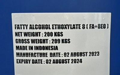 Fatty Alcohol Ethoxylate 8 (FA+8EO) – chất hoạt động bề mặt